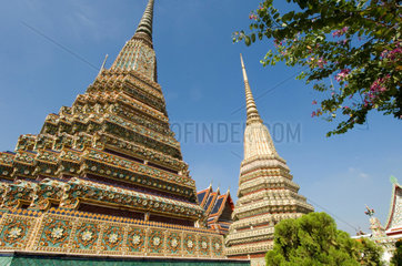 Bangkok  Thailand  Tempelanlage Wat Pho