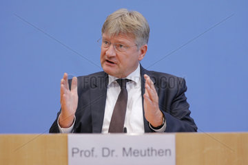 Bundespressekonferenz zum Thema: AfD zum Ergebnis der Landtagswahl in Bayern und den Auswirkungen auf die Bundespolitik