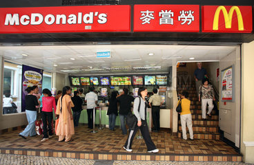 Macau  China  Mc Donalds-Filiale