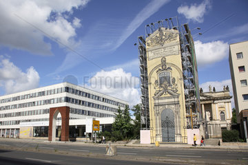 Potsdam  Modell des Turms fuer die Garnisonkirche