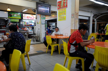 Singapur  Republik Singapur  Food-Court in Little India