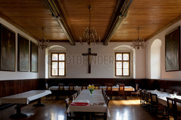 Krakau  Polen  Esssaal im Kloster der Regularkanoniker Lateranensischer Kongregation