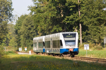 Heringsdorf  Deutschland  Zug der Usedomer Baederbahn