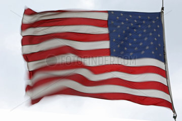 New York  USA  Nationalfahne der USA