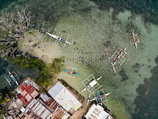 Drohnenaufnahme von Batasan Island