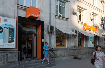 Chisinau  Moldau  Filiale des Telekommunikationsanbieters Orange
