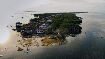 Drohnenaufnahme von Batasan Island