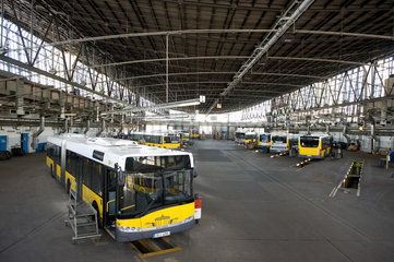 Berlin  Deutschland  BVG Busswerkstatt