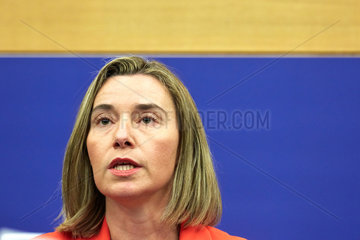 Strassburg  Frankreich  Federica Mogherini  SPE/PD  EU-Aussenbeauftragte