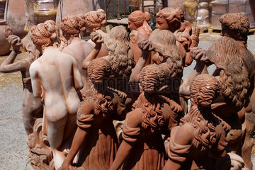 Orvieto  Italien  Figuren aus Ton