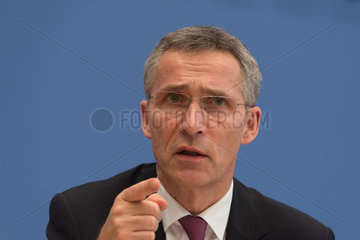 Berlin  Deutschland  Jens Stoltenberg  Ap  NATO-Generalsekretaer