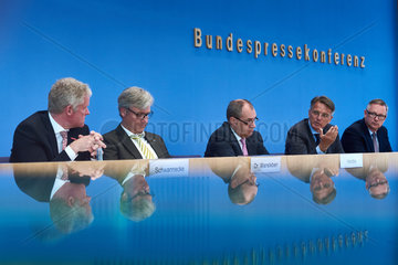 Berlin  Deutschland  Pressekonferenz Gegen eine Transferunion
