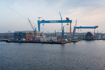 Kiel  Deutschland  Werftanlagen der ehemaligen Traditionswerft HDW