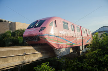 Singapur  Republik Singapur  die Magnetbahn Sentosa Express