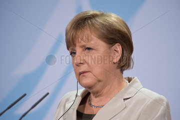 Berlin  Deutschland  Bundeskanzlerin Dr. Angela Merkel  CDU  im Pressebereich des Bundeskanzleramtes