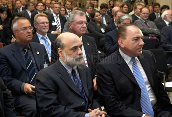 Berlin  Ben Bernanke und Prof. Dr. Axel A. Weber