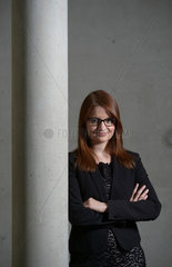 Berlin  Deutschland  Jungpolitikerin Ronja Schmitt (CDU) im Paul-Loebe-Haus
