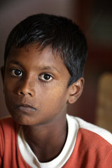 Hikkaduwa  Sri Lanka  Organisation fuer Strandkinder  Portraet eines Jungen