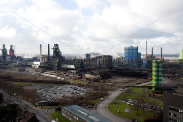 Duisburg  Deutschland  Huettenwerk der ThyssenKrupp Steel AG  Hochofen 8