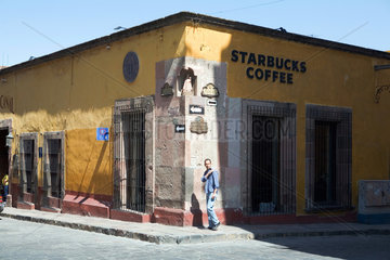 San Miguel de Allende  Mexiko  eine Filiale von Starbucks