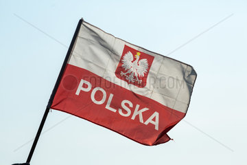 Thorn  Polen  Flagge Polens