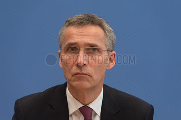 Berlin  Deutschland  Jens Stoltenberg  Ap  NATO-Generalsekretaer