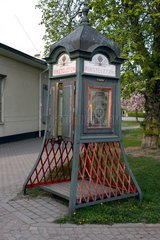 Trosa  Schweden  Schwedische Telefonzelle in Trosa