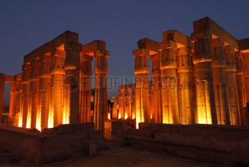 Luxor  Aegypten  Tempelanlage des Luxor-Tempel