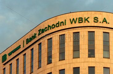 Warschau  Polen  Niederlassung der Bank Zachodni WBK SA