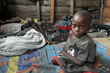 Goma  Demokratische Republik Kongo  Kind im Heim des Orthopaedie-Projektes