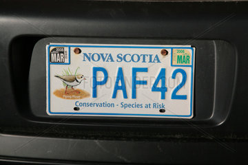 Halifax  Kanada  kanadisches Autokennzeichen
