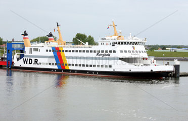 Wyk  Deutschland  Faehre Rungholt der Wyker Dampfschiffs Reederei  W.D.R.