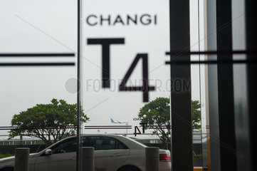 Singapur  Republik Singapur  Neues Terminal 4 am Flughafen Changi