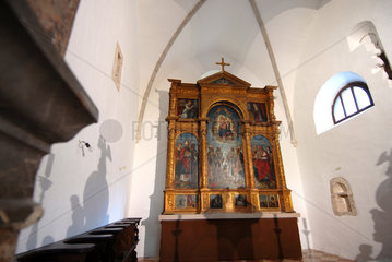 Kosljun  Kroatien  Altar im Kloster Kosljun