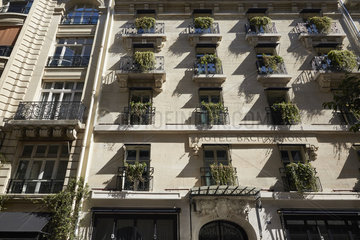 Paris  Ile-de-France  Frankreich - Das Hotel Bauchaumont in der Rue Bachaumont im 2. Arrondissement.