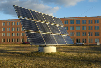 Berlin  Deutschland  Solarzellen fuer Forschungszwecke im Wissenschaftspark Adlershof