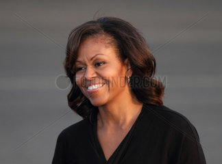 Berlin  Deutschland  Michelle Obama bei der Ankunft in Berlin