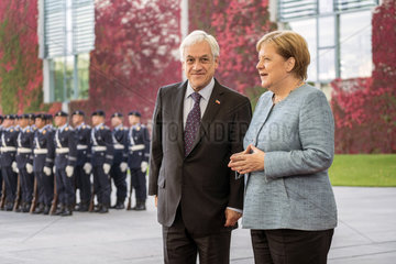 Piñera + Merkel