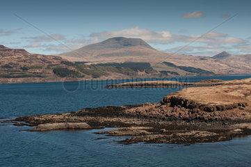 Tobermory  Grossbritannien  Kueste der Isle of Mull in Schottland