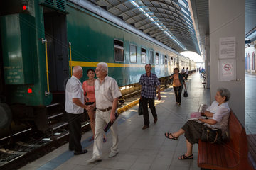 Chisinau  Republik Moldau  CFM-Zug im Hauptbahnhof