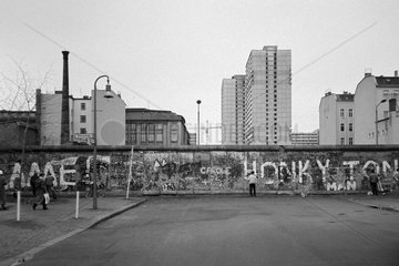Berlin  Deutschland  Berliner Mauer an der Markgrafenstrasse