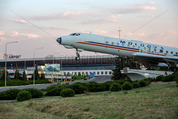Kischinau  Republik Moldau  Zufahrt zum Flughafen Chisinau