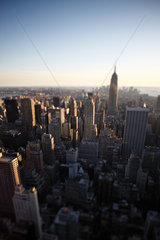 New York City  USA  Skyline von Manhattan