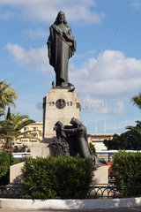Floriana  Republik Malta  Jesusstatue in der King Edward VII Avenue