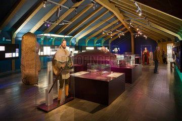 Schleswig  Deutschland  neu gestalteter Ausstellungsraum des Wikinger Museums Haithabu