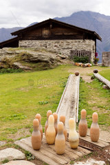 Riederalp  Schweiz  das Alpmuseum Riederalp