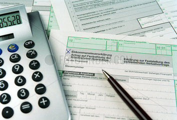 Formular zur Einkommensteuererklarerung