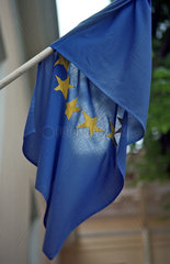 EU-Flagge an der EU-Vertretung in Tallin  Estland