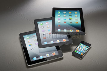 Hamburg  Deutschland  Apple iPad 1  Apple iPad 2  Apple iPad und Apple iPhone 4