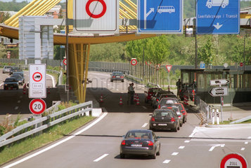 deutsch-schweizerische Grenze in Konstanz